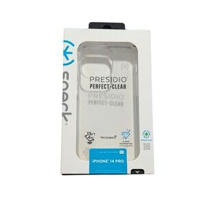 E6. Speck Presidio Perfect-Clear Case For iPhone 14 Pro- Clear